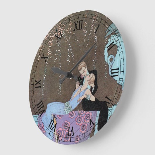  Art Deco Fireworks Le Feu, George Barbier Grote Klok (Hoek)