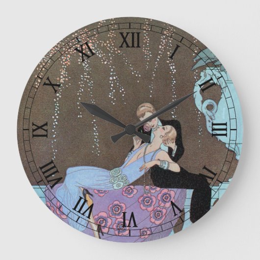  Art Deco Fireworks Le Feu, George Barbier Grote Klok (Voorkant)