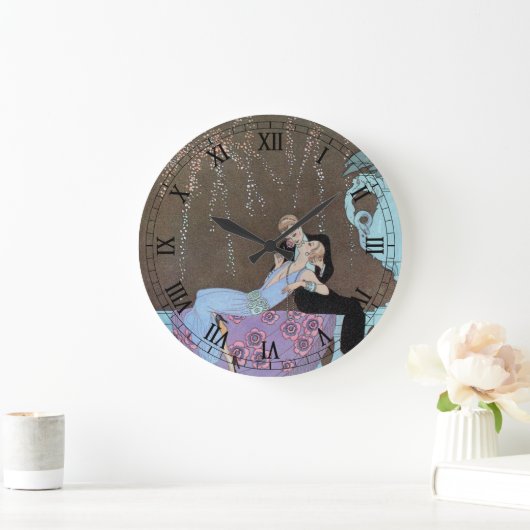  Art Deco Fireworks Le Feu, George Barbier Grote Klok (Huis)