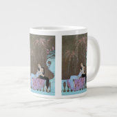  Art Deco Fireworks Le Feu, George Barbier Grote Koffiekop (Voorkant rechts)