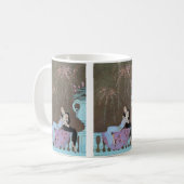  Art Deco Fireworks Le Feu, George Barbier Koffiemok (Voorkant links)