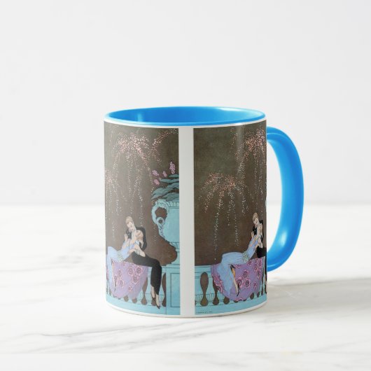 Art Deco Fireworks Le Feu, George Barbier Mok (Voorkant rechts)