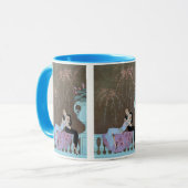  Art Deco Fireworks Le Feu, George Barbier Mok (Voorkant links)