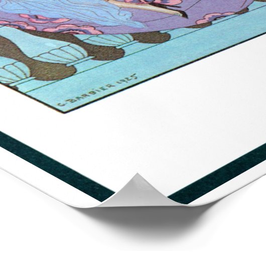  Art Deco Fireworks Le Feu, George Barbier Poster (Hoek)