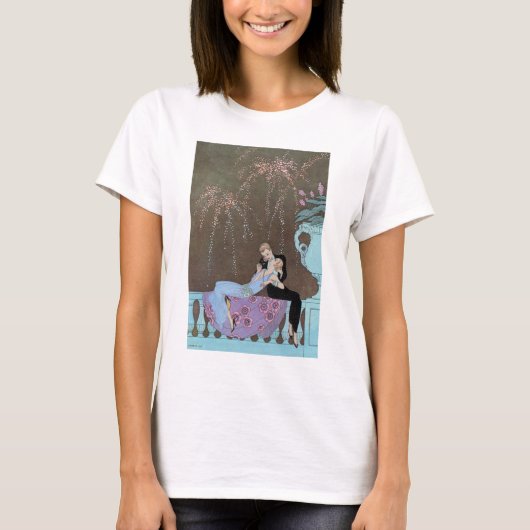 Art Deco Fireworks Le Feu, George Barbier T-shirt (Voorkant)
