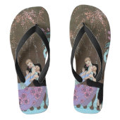  Art Deco Fireworks Le Feu, George Barbier Teenslippers (Voetbed)