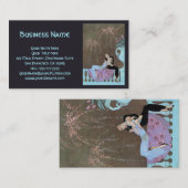 Art Deco Fireworks Le Feu, George Barbier Visitekaartje (Voorkant / Achterkant)