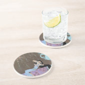  Art Deco Fireworks Le Feu, George Barbier Zandsteen Onderzetter (Zijkant)