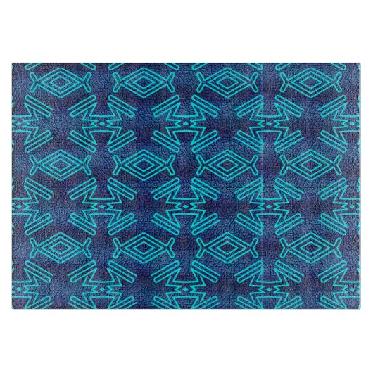 Art Deco Fish en Kikkers Snijplank (Voorkant)