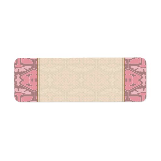Art Deco Flair - Alles in Roze Etiket (Voorkant)