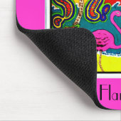 Art Deco Flamingos Muismat (Hoek)