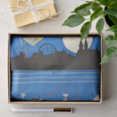 Art Deco Flapper Dansende Bar Scene 1920's Gatsby Tissuepapier (Geschenk)