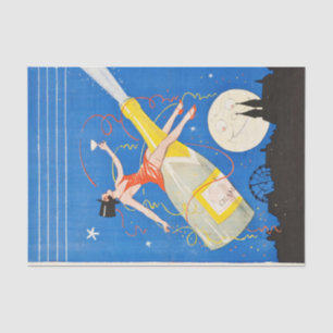 Art Deco Flapper Dansende Bar Scene 1920's Gatsby Tissuepapier