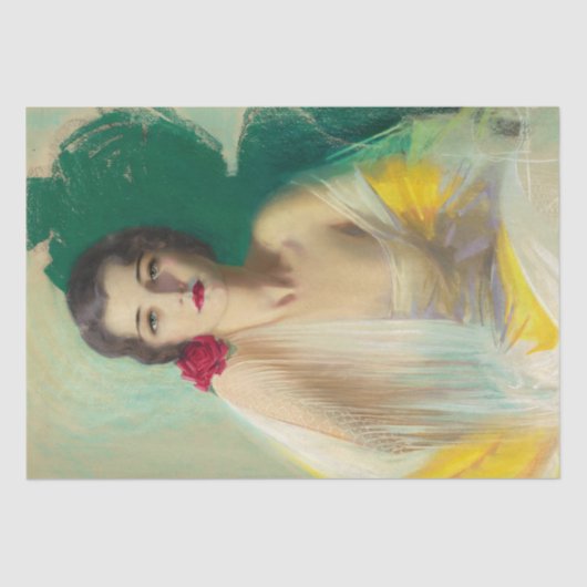 Art Deco Flapper Dansende Bar Scene 1920's Gatsby Tissuepapier (Voorkant)