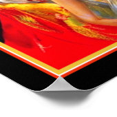 Art Deco Flapper door Rolf Armstrong Poster (Hoek)