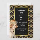 Art deco Flapper meisjes 1920's roaring twenties r Kaart (Voorkant)