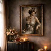 Art Deco Flapper Parel Glam Decoupage Tissuepapier