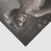 Art Deco Flapper Parel Glam Decoupage Tissuepapier (Detail)