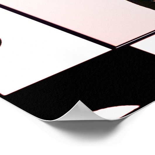 Art Deco Flapper (Rene Vincent 1920/30s) vertaalt  Poster (Hoek)