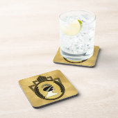 Art Deco Flapper Set van Zes Onderzetters (Rechterzijde)