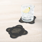  Art Deco Flapper Speakeasy Party (1920) Kartonnen Onderzetters (Insitu)