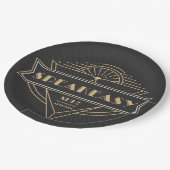 Art Deco Flapper Speakeasy Party (1920) Papieren Bordje (Gekanteld)