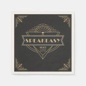 Art Deco Flapper Speakeasy Party (1920) Servet (Voorkant)