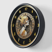 Art Deco Flapper Stijlklok (Hoek)