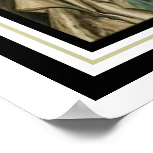 Art Deco "Flapper with Feathers" 16 x 20 Poster (Hoek)