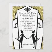 Art Deco Flappers Kaart (Voorkant)