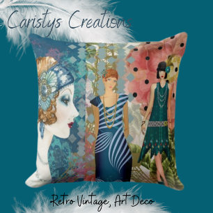 Art Deco Flappers Kussen