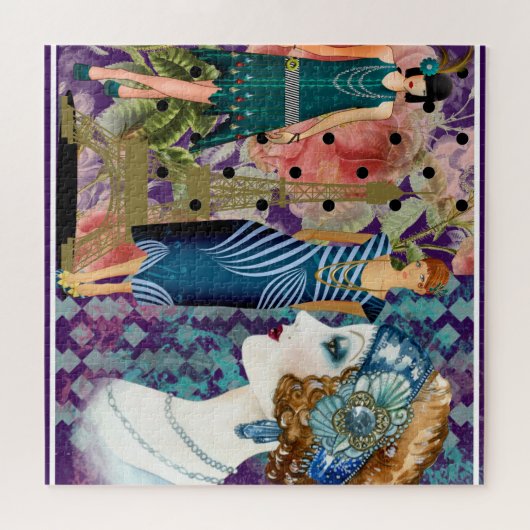 Art Deco Flappers Legpuzzel (Horizontaal)
