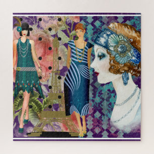 Art Deco Flappers Legpuzzel