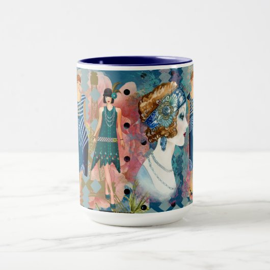 Art Deco Flappers Mok (Midden)