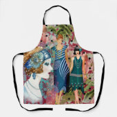 Art Deco Flappers Schort (Voorkant)