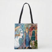 Art Deco Flappers Tote Bag (Voorkant)