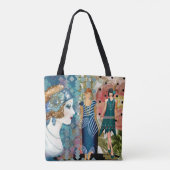 Art Deco Flappers Tote Bag (Achterkant)