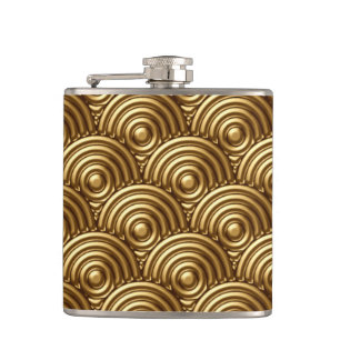 Art Deco Flask Heupfles