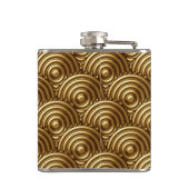 Art Deco Flask Heupfles (Achterkant)