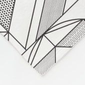 Art Deco Fleece Blanket Deken (Hoek)