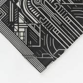 Art Deco Fleece Deken (Hoek)