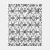 Art Deco Fleece Deken (Voorkant)