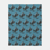 Art Deco fleece deken (Voorkant)