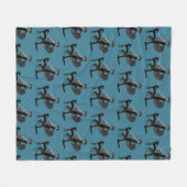 Art Deco fleece deken (Voorkant (Horizontaal))