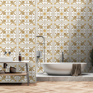 Art Deco Fleur-de-lis Behang