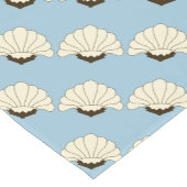 Art Deco Floral Blooms Patroon Korte Tafelloper (Hoek)