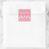 Art Deco Floral Dank u Stickers (Tas)