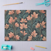 Art Deco Floral Design Tissuepapier (Craft)