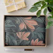 Art Deco Floral Design Tissuepapier (Geschenk)
