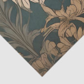 Art Deco Floral Design Tissuepapier (Detail)